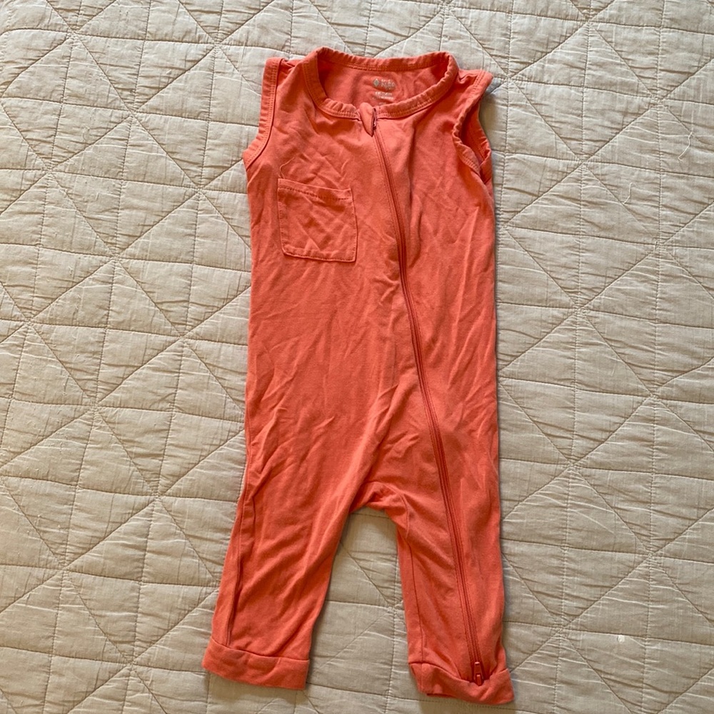 Kyte Baby pink romper size 18-24 months
